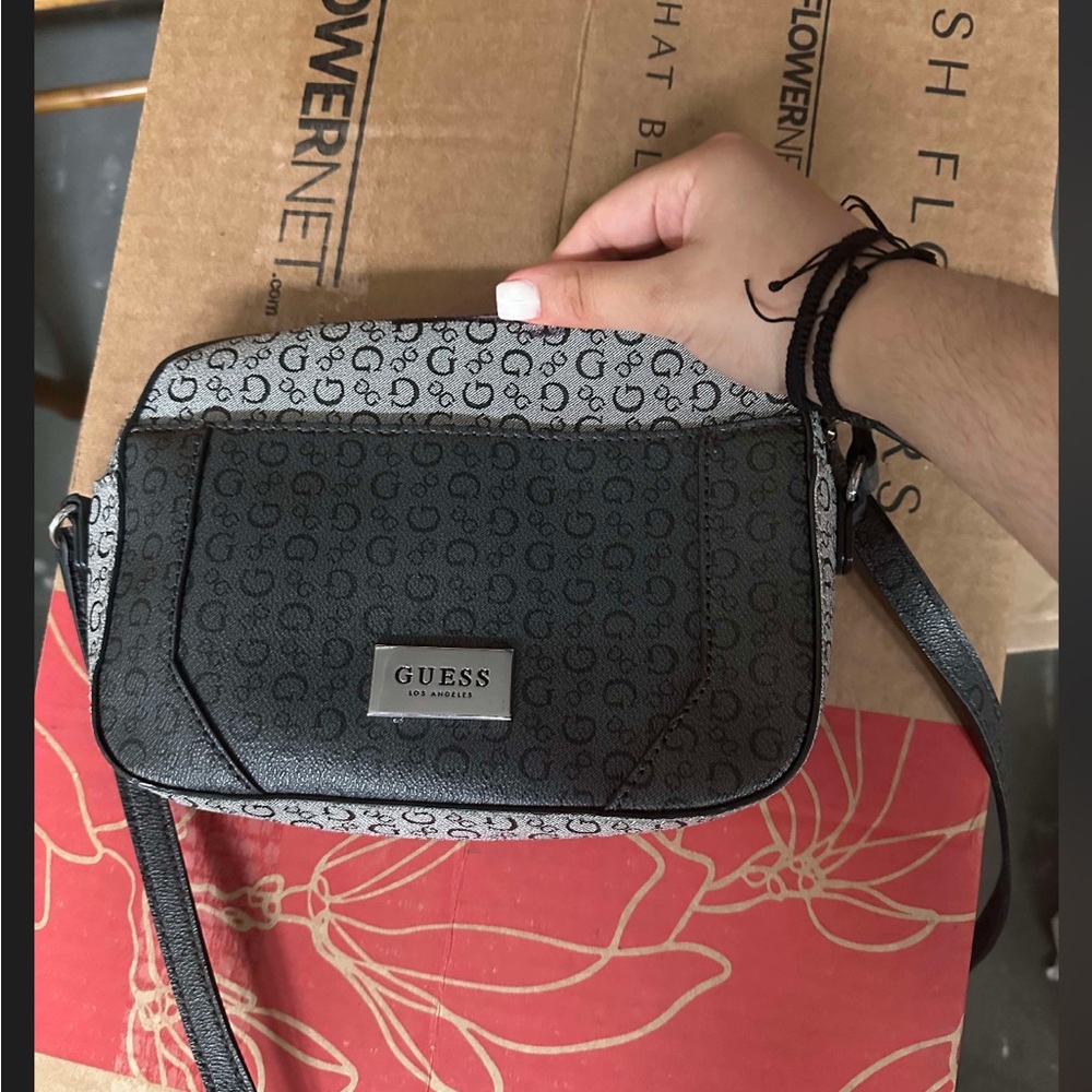 GUESS Monogram Crossbody Bag